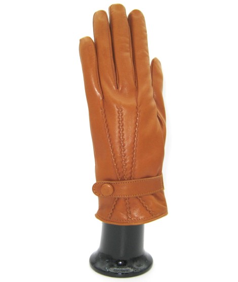 Sermoneta Gloves Guanto in Nappa con cinturino fod cashmere Tan Online
