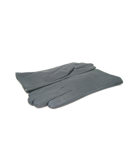 Sermoneta Gloves Guanto Nappa foderato Lapin Grigio scuro Comprare a buon mercato