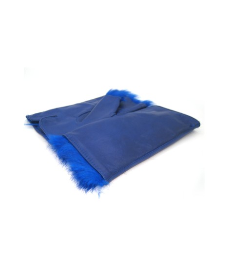 Sermoneta Gloves Manicotto in Nappa 2bt foderato in Lapin Royal Vendite stagionali