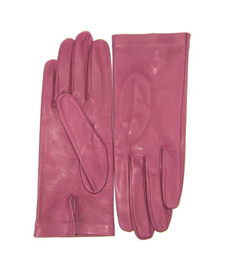 Sermoneta Gloves Guanto Nappa fodera seta Magenta Vendita calda