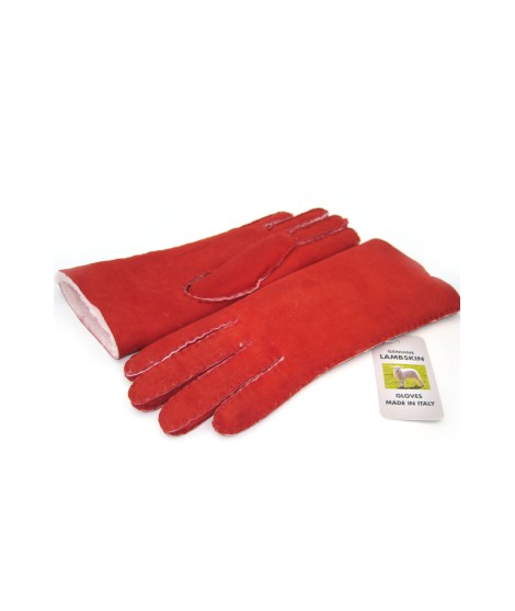 Sermoneta Gloves Guanto Montone cucito a mano Rosso Lightning offer