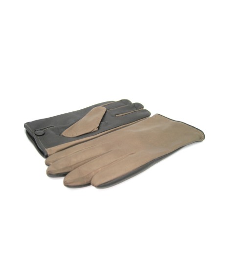 Sermoneta Gloves Guanto in Nappa fodera cashmere Touch screen Fango/Moro Offerte giornaliere