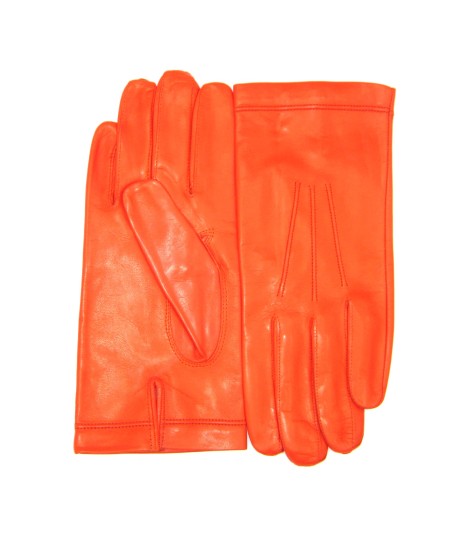 Sermoneta Gloves Guanto in Nappa foderato seta Arancio Offerte speciali