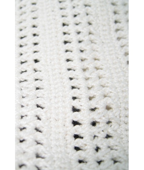 Sermoneta Gloves Guanto Guida con palmo in Nappa e dorso in Crochet Nero Prezzo basso