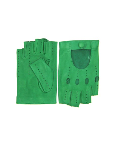 Sermoneta Gloves Guanto Guida in Nappa mezze dita Verde Smeraldo Fino al 60% di sconto