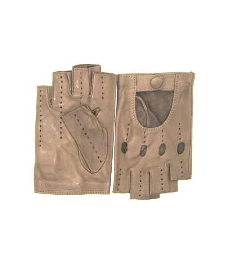 Sermoneta Gloves Guanto in Nappa da guida mezze dita Fango Offerta speciale della fabbrica