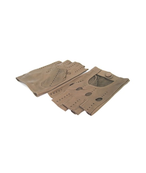 Sermoneta Gloves Guanto in Nappa da guida mezze dita Fango Offerta speciale della fabbrica
