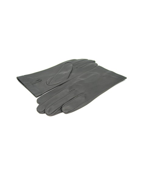 Sermoneta Gloves Guanto Nappa fodera seta Grigio scuro Online