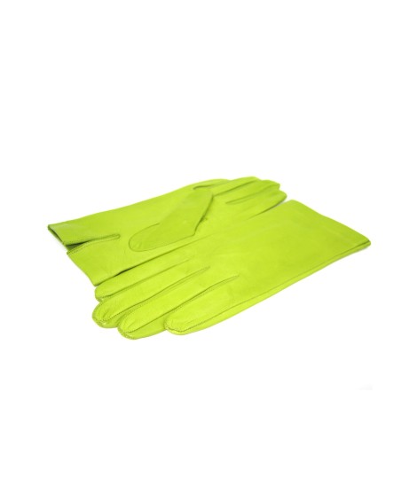 Sermoneta Gloves Guanto Nappa fodera seta Pistacchio Outlet