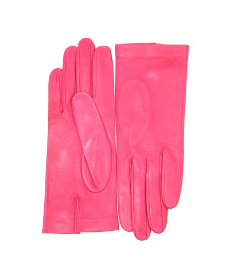 Sermoneta Gloves Guanto Nappa fodera seta Fucsia In Vendita