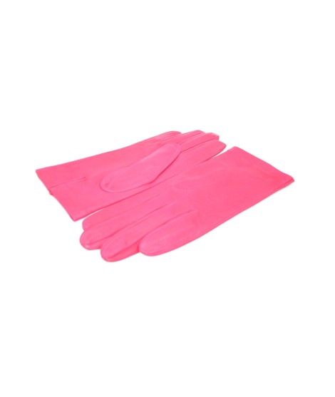 Sermoneta Gloves Guanto Nappa fodera seta Fucsia In Vendita