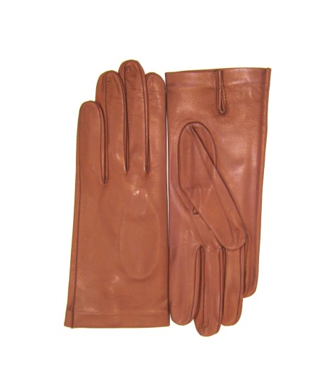 Sermoneta Gloves Guanto Nappa fodera seta Cognac Offerte