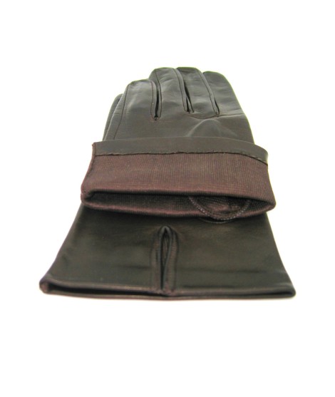 Sermoneta Gloves Guanto Nappa fodera seta T.Moro Vendita Calda