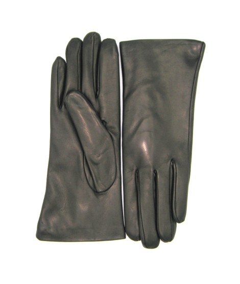 Sermoneta Gloves Guanto Nappa foderato Lapin Nero Negozio