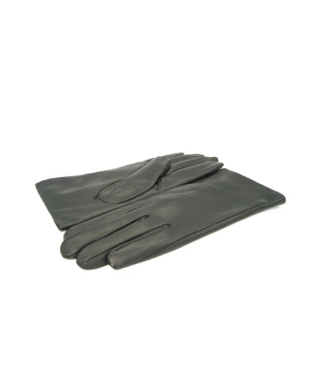 Sermoneta Gloves Guanto Nappa foderato Lapin Nero Negozio