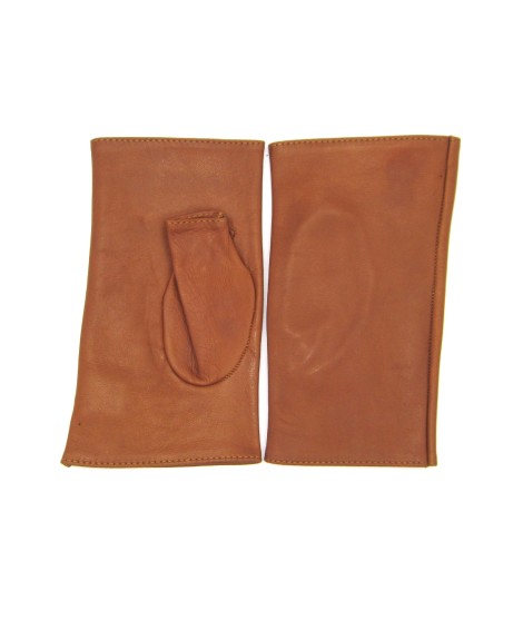Sermoneta Gloves Manicotto in Nappa 2bt foderato seta Tan Offerte speciali