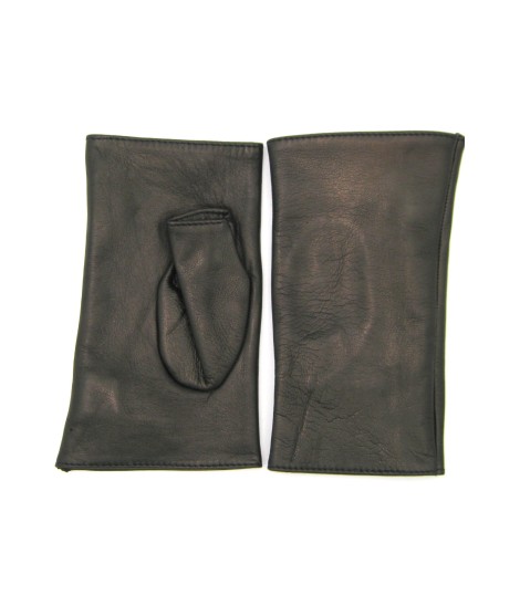 Sermoneta Gloves Manicotto in Nappa 2bt foderato seta Nero Sconti VIP