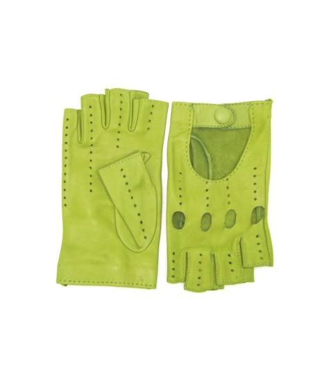 Sermoneta Gloves Guanto Guida sfoderto 1/2 dita Pistacchio Solo un giorno rimasto