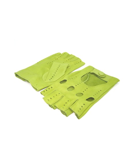 Sermoneta Gloves Guanto Guida sfoderto 1/2 dita Pistacchio Solo un giorno rimasto