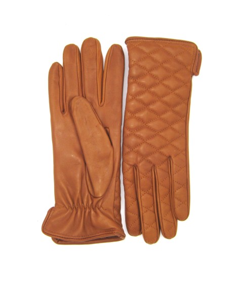 Sermoneta Gloves Guanto in Nappa trapuntato 2bt fodera cashmere Tan Trasporto libero internazionale