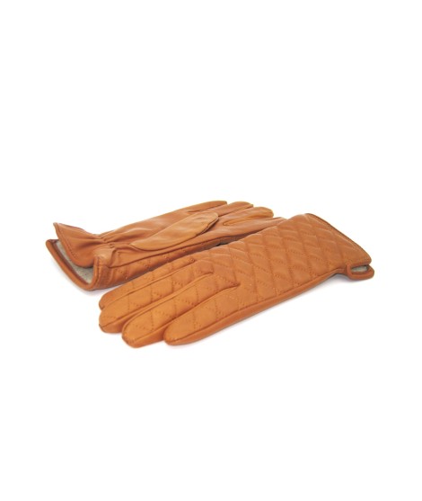 Sermoneta Gloves Guanto in Nappa trapuntato 2bt fodera cashmere Tan Trasporto libero internazionale