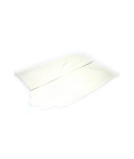 Sermoneta Gloves Guanto in Nappa sfoderato Bianco In Linea