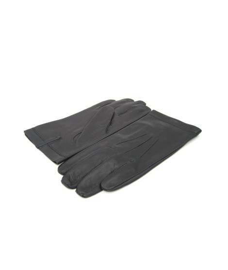 Sermoneta Gloves Guanto in Nappa foderato seta Navy Offerta natalizia