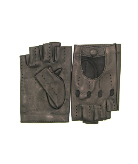 Sermoneta Gloves Guanto Guida in Nappa mezze dita T.Moro Latest stili