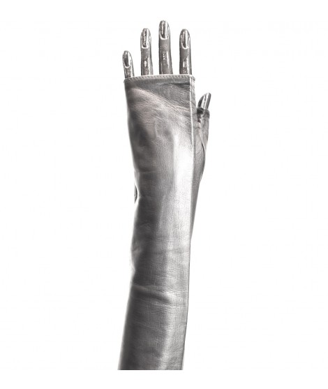 Sermoneta Gloves Guanto Manicotto in Nappa 10bt foderato seta Bordeaux Fornitura limitata