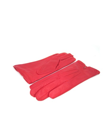 Sermoneta Gloves Guanti in Nappa foderato cashmere Rosso Vendita calda