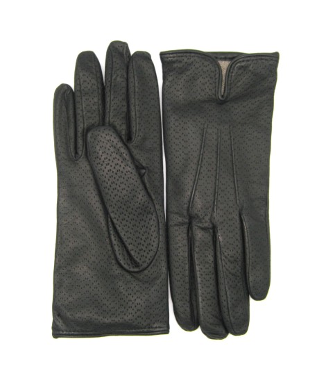Sermoneta Gloves Guanti in Nappa foderato cashmere Nero Latest fashion