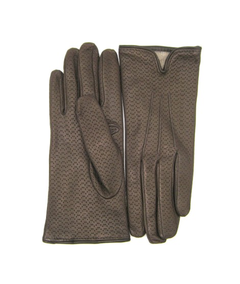 Sermoneta Gloves Guanti in Nappa foderato cashmere Testa di Moro Online Outlet
