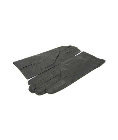Sermoneta Gloves Guanto in Nappa sfoderato Nero Grandi sconti