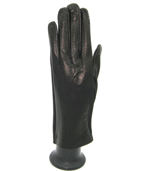 Sermoneta Gloves Guanto in Nappa sfoderato Nero Grandi sconti
