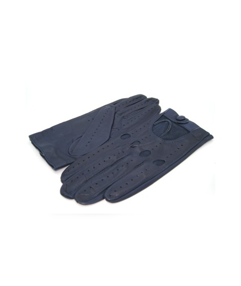 Sermoneta Gloves Guanto Guida in Nappa sfoderato dita intere Navy Offerte speciali