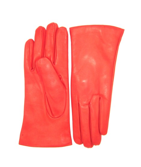 Sermoneta Gloves Guanto Nappa foderato cashmere Rosso Only for today