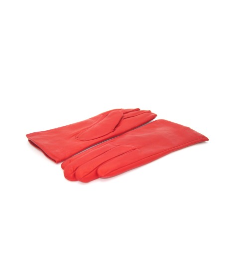 Sermoneta Gloves Guanto Nappa foderato cashmere Rosso Only for today