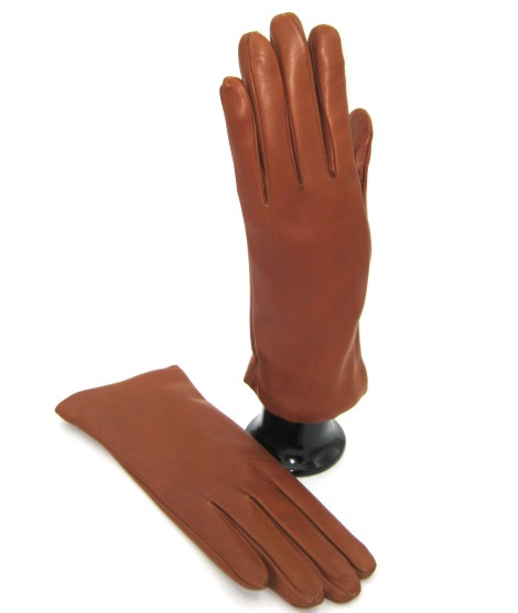 Sermoneta Gloves Guanto Nappa foderato cashmere Tan Fino al 55% di sconto