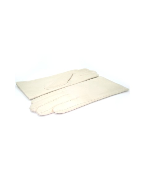 Sermoneta Gloves Guanto Nappa foderato cashmere Panna Super sconto