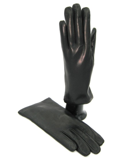 Sermoneta Gloves Guanto Nappa foderato cashmere Nero Trasporto libero internazionale
