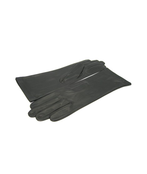 Sermoneta Gloves Guanto Nappa 4bt foderato seta Nero Esporta salva