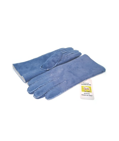 Sermoneta Gloves Guanto Montone cucito a mano Denim In Linea