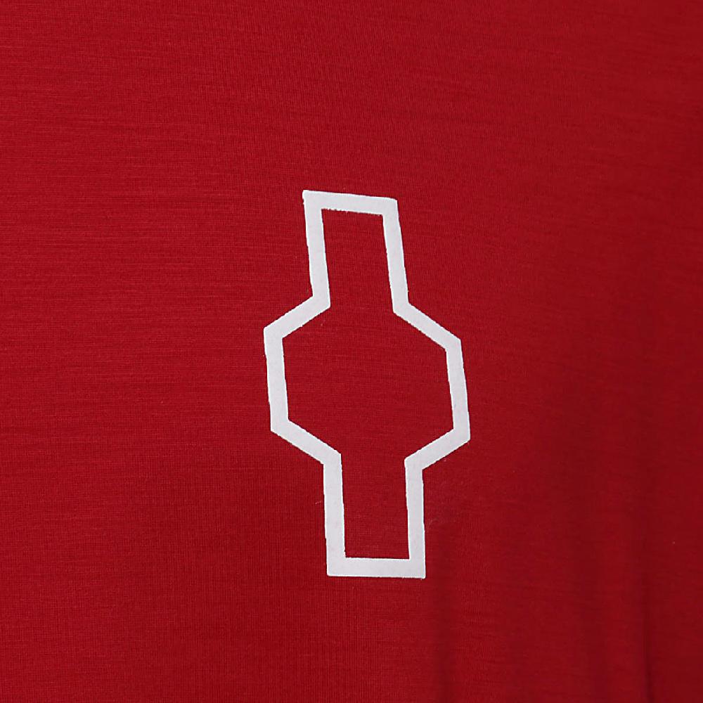 Stories Milano T-SHIRT 100% ZQ MERINO WOOL – RED Italy