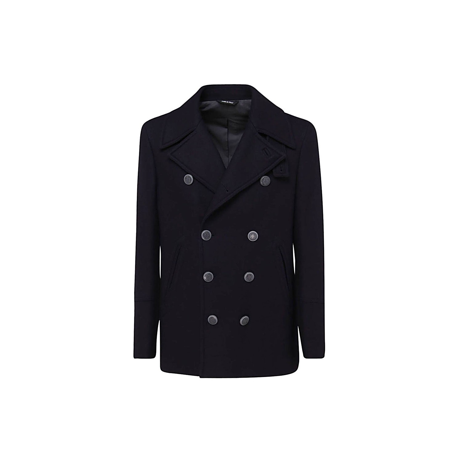 Stories Milano BLUE WOOL DOUBLE BREASTED BLAZER Affare Del Giorno