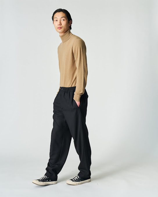 Suoli Pantalone Pura Lana Elastico Moda