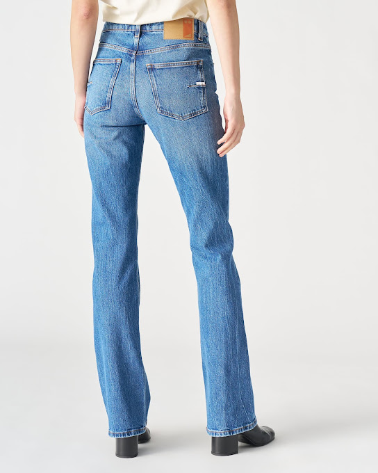 Suoli Pantalone Denim Flared Edna Italy