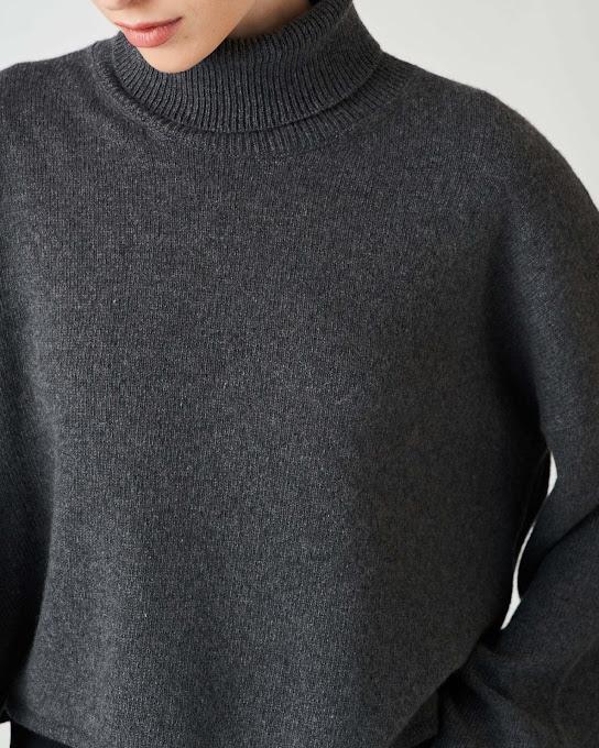 Suoli Maglia Collo Alto Offerta Anniversario