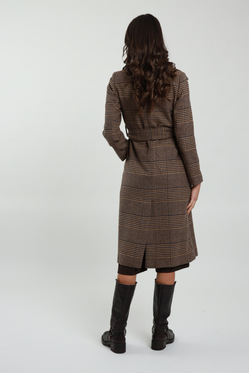 Susy Mix Cappotto Check Qualità Garantita