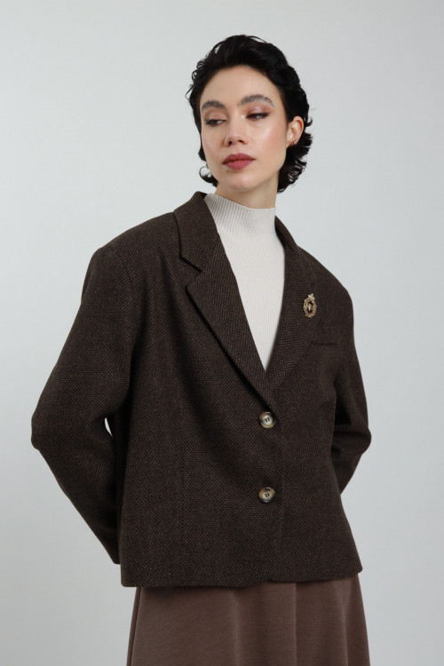 Susy Mix Blazer Over con Spilla Promozione Limitata