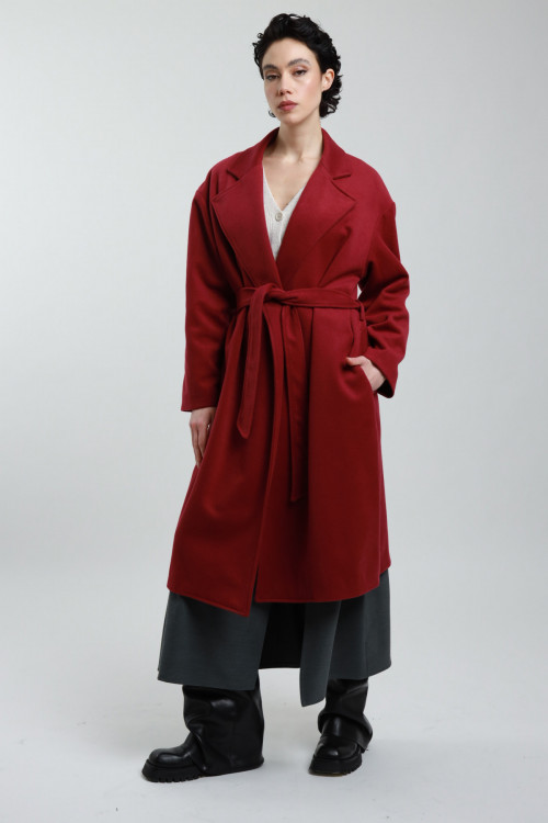 Susy Mix Cappotto con Cintura Convenienza